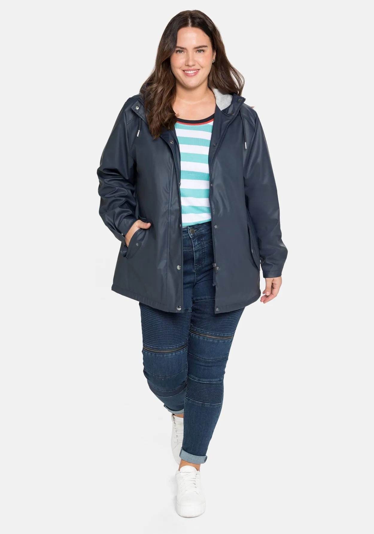 Outdoorjacke mit Jerseyfutter, wasserabweisend<sheego Sale