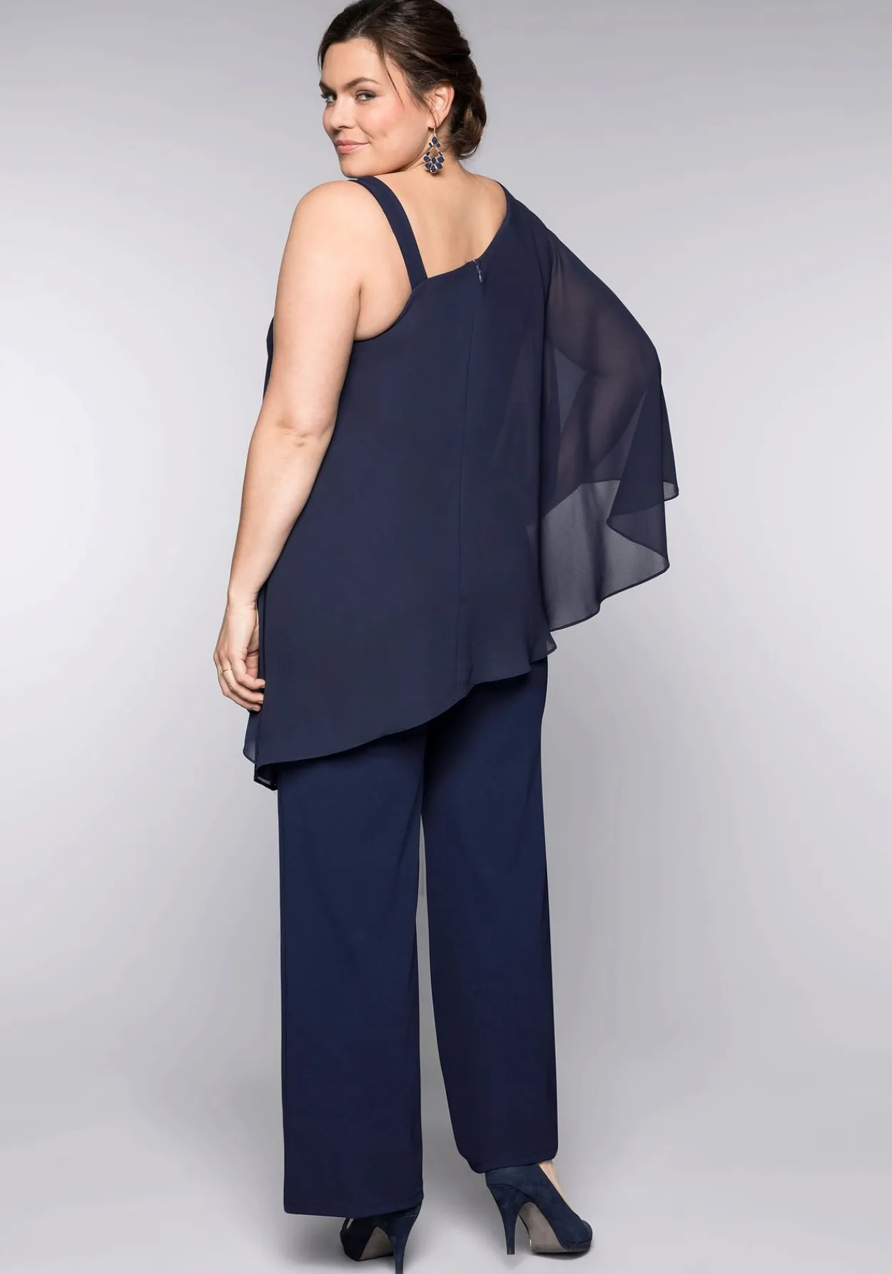 Overall im Lagenlook mit Fledermausärmel<sheego Outlet