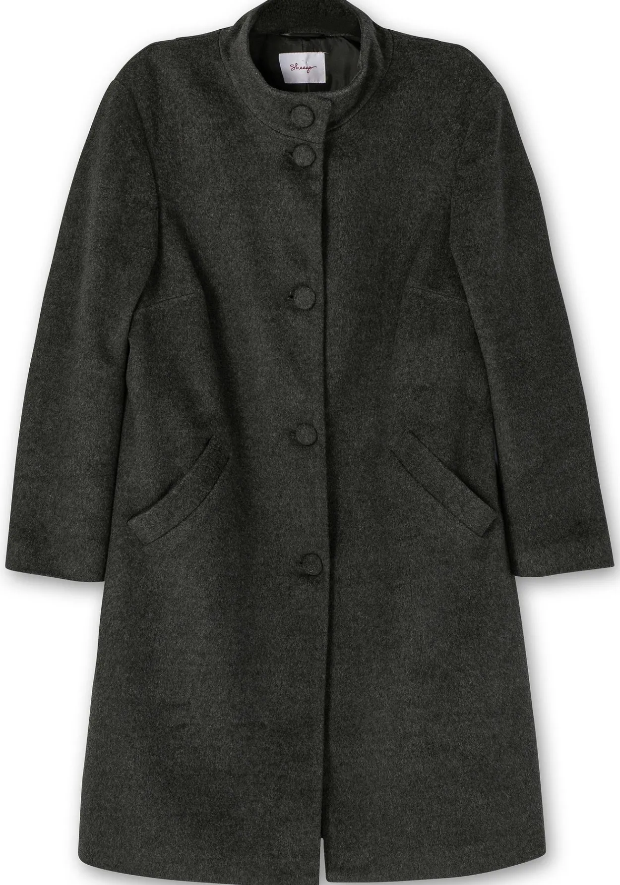 Oversized-Mantel mit Stehkragen, in flauschiger Qualität<sheego Clearance