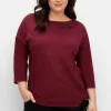 Oversized-Shirt mit Bindeband am Saum<sheego Online