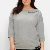 Oversized-Shirt mit Bindeband am Saum<sheego Best