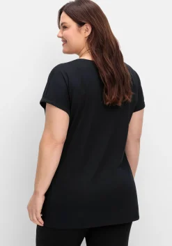 Oversize-Shirt in Colourblocking-Optik<sheego New