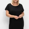 Oversize-Shirt mit breitem Saumbündchen<sheego Discount