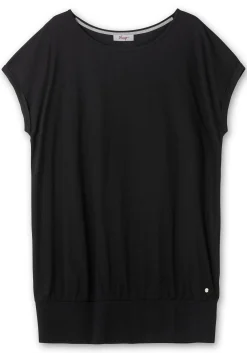 Oversize-Shirt mit breitem Saumbündchen<sheego Discount
