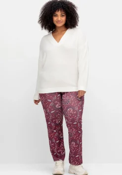 Oversize-Sweatshirt mit Stickerei hinten<sheego by Joe Browns Outlet