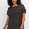 Oversize-Tunika mit Cut-outs an den Ärmeln<sheego Online