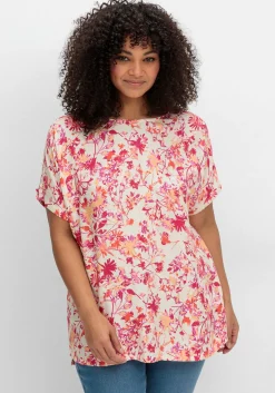 Oversize-Tunika mit Cut-outs an den Ärmeln<sheego Online