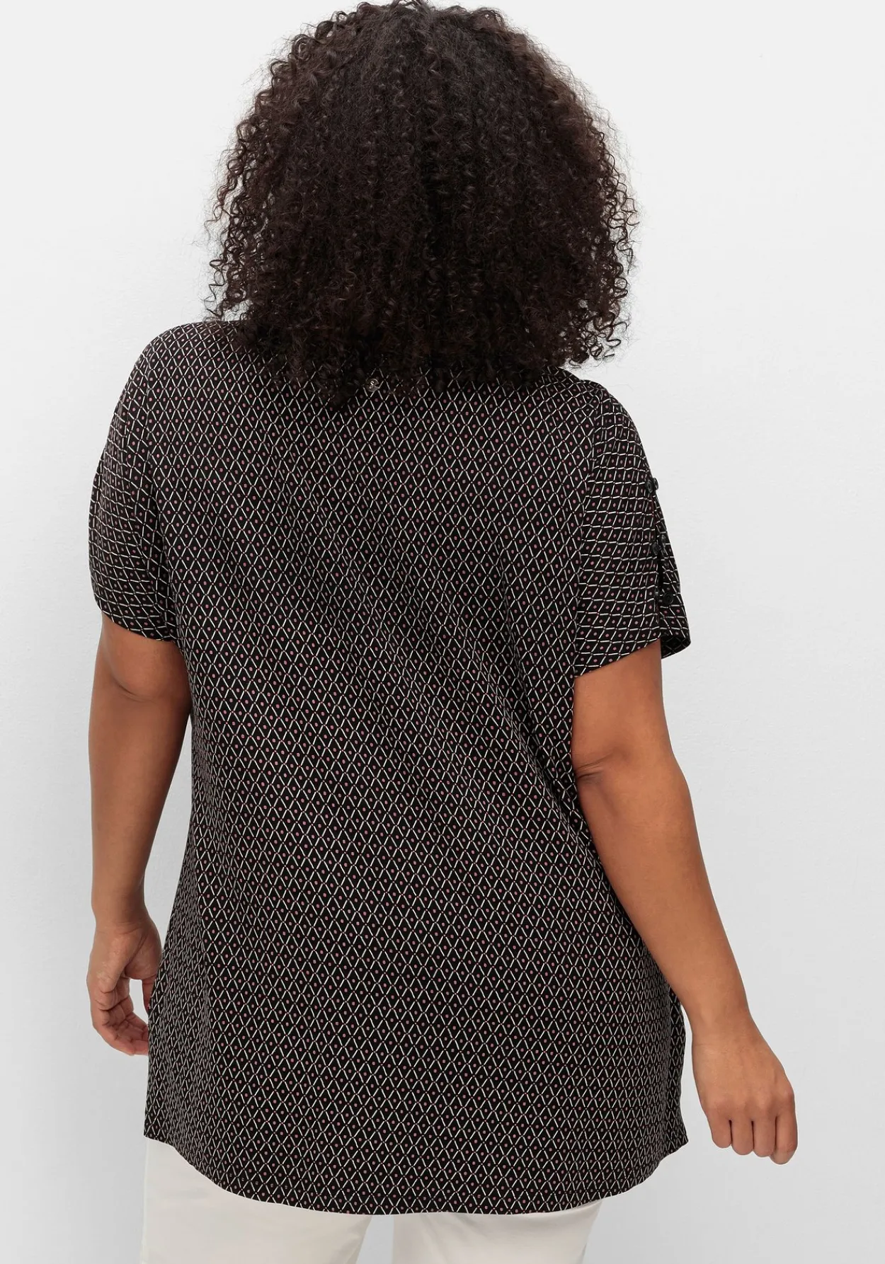 Oversize-Tunika mit Cut-outs an den Ärmeln<sheego Online