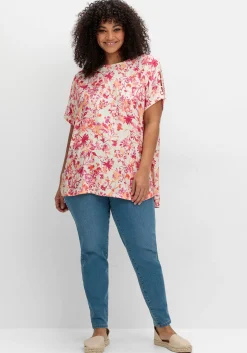 Oversize-Tunika mit Cut-outs an den Ärmeln<sheego Online