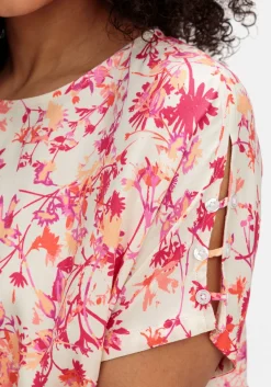 Oversize-Tunika mit Cut-outs an den Ärmeln<sheego Online