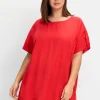 Oversize-Tunika mit geschlitztem Ärmel<sheego Outlet
