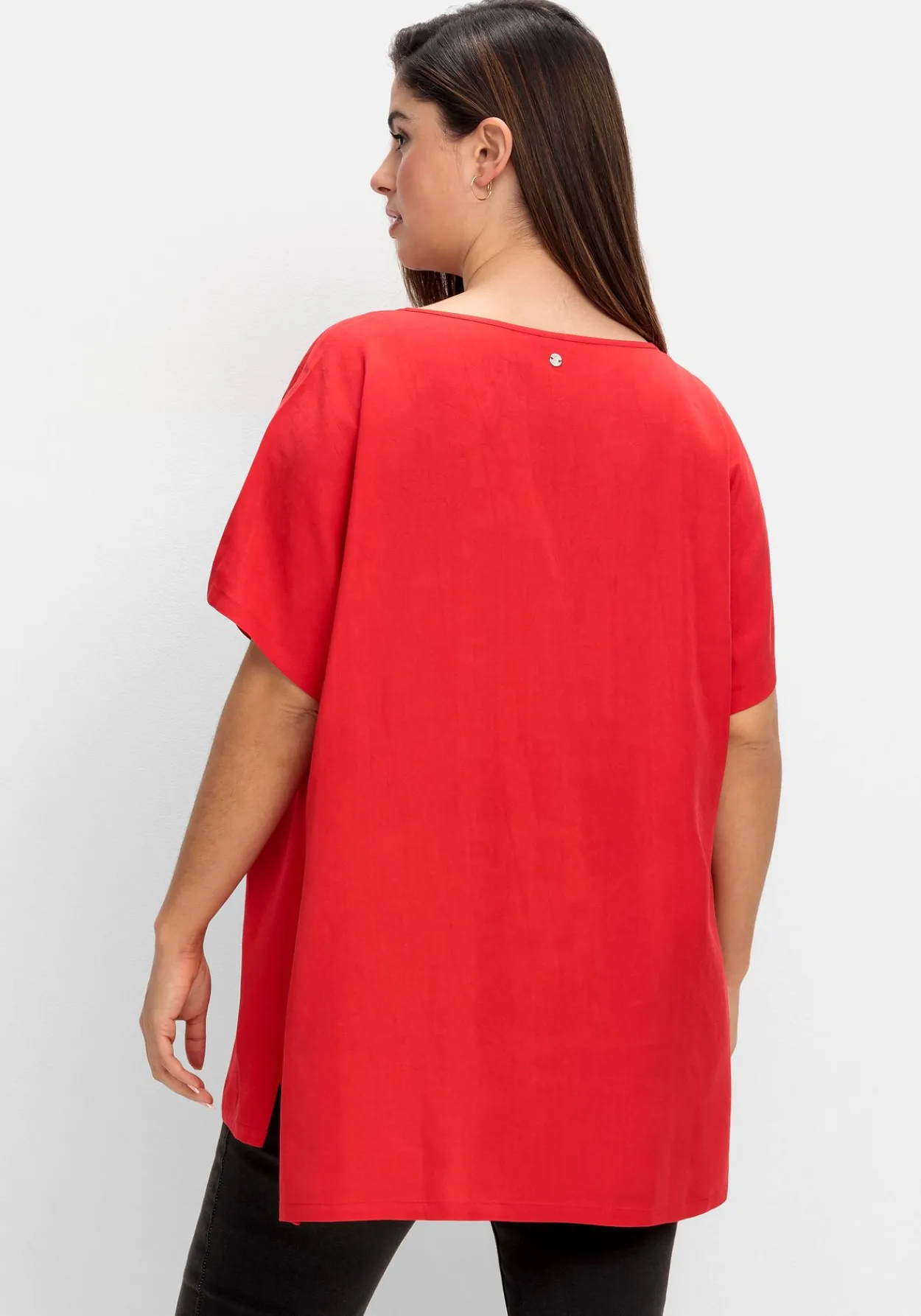 Oversize-Tunika mit geschlitztem Ärmel<sheego Outlet