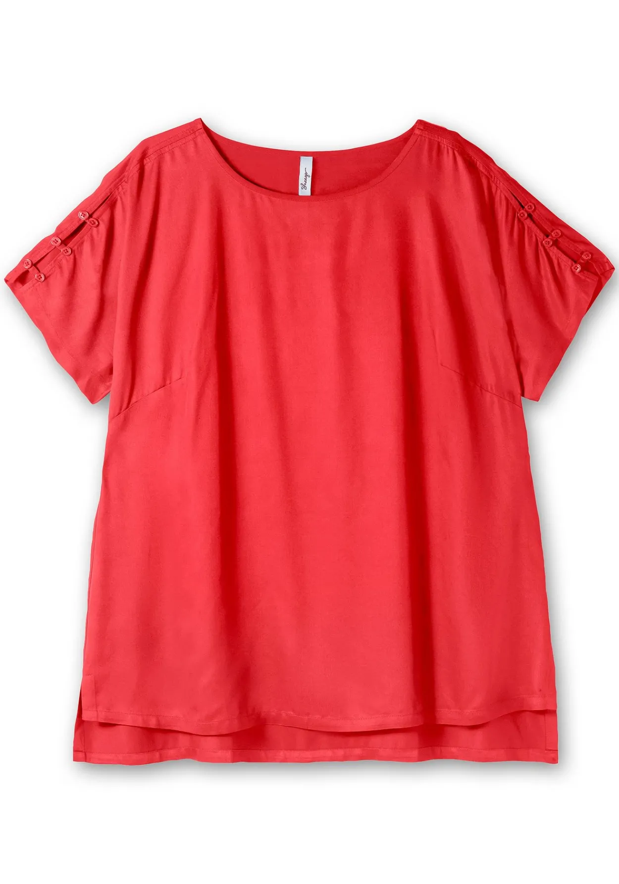 Oversize-Tunika mit geschlitztem Ärmel<sheego Outlet