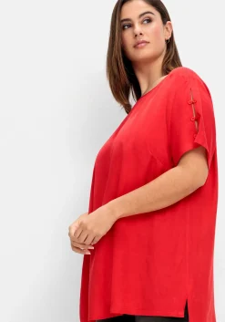 Oversize-Tunika mit geschlitztem Ärmel<sheego Outlet