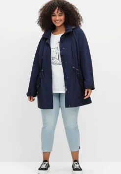 Parka in dezent schimmernder Qualität<sheego Fashion