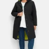 Parka mit Kontrastfutter, wasserabweisend<sheego Hot