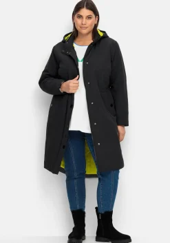 Parka mit Kontrastfutter, wasserabweisend<sheego Hot