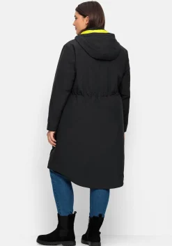 Parka mit Kontrastfutter, wasserabweisend<sheego Hot