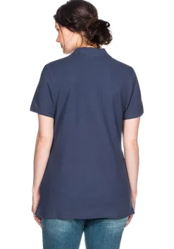Poloshirt mit kurzem Arm, in Piqué-Qualität<sheego Outlet