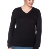 Pullover aus Feinstrick mit V-Ausschnitt<sheego Best