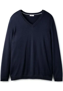 Pullover aus Feinstrick mit V-Ausschnitt<sheego New