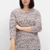 Pullover aus meliertem Effektgarn<sheego Sale