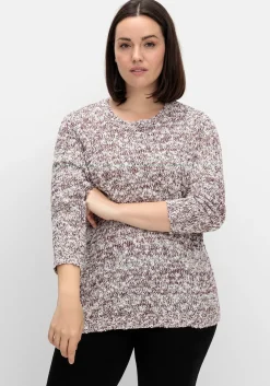 Pullover aus meliertem Effektgarn<sheego Sale