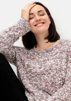 Pullover aus meliertem Effektgarn<sheego Sale