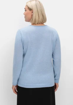 Pullover aus reinem Kaschmir, mit Rollkanten<sheego Online