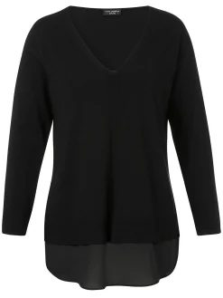 Pullover im Layering-Look, mit V-Ausschnitt<VIA APPIA DUE Online