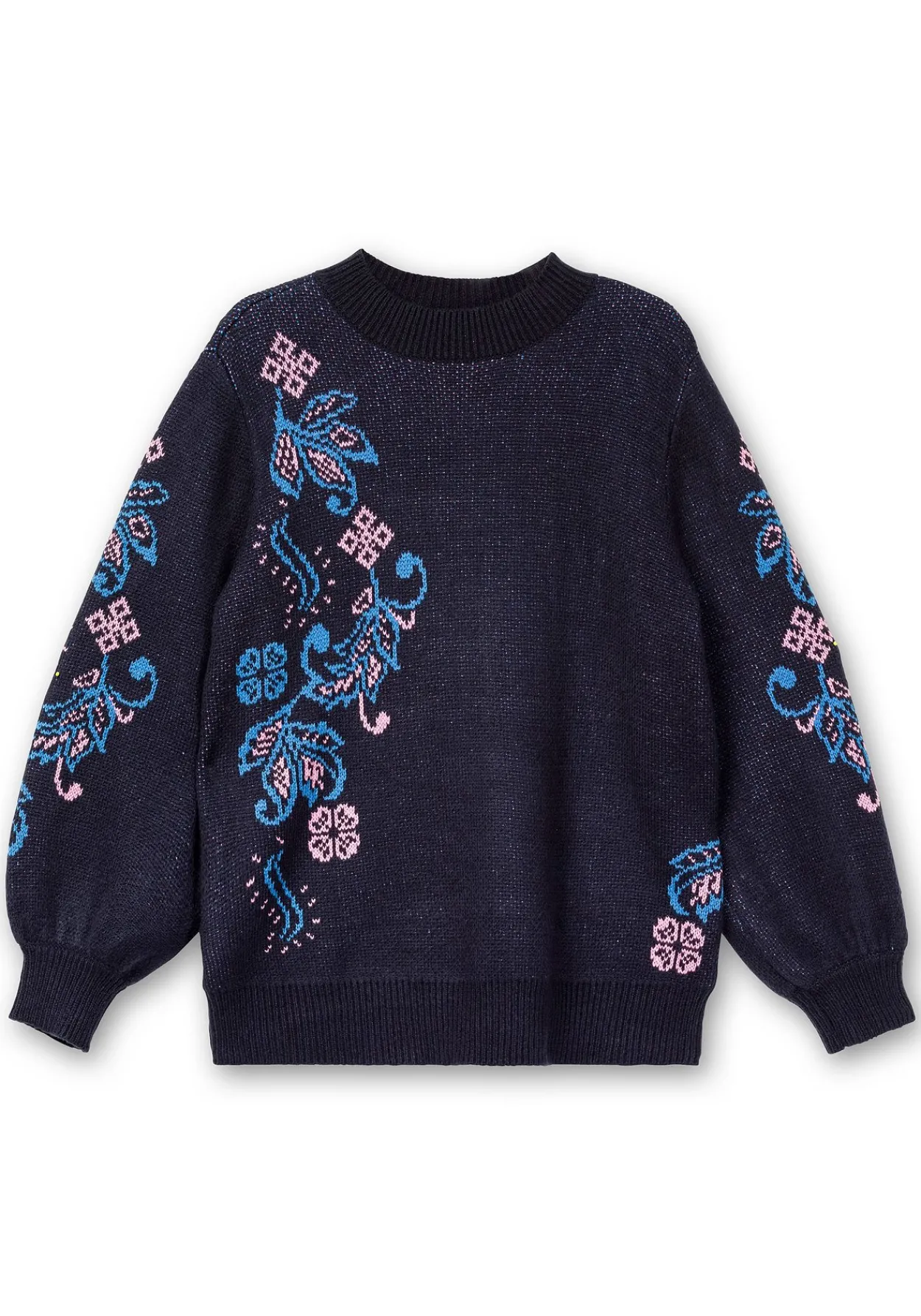 Pullover mit floralem Jacquardmuster<sheego by Joe Browns Outlet