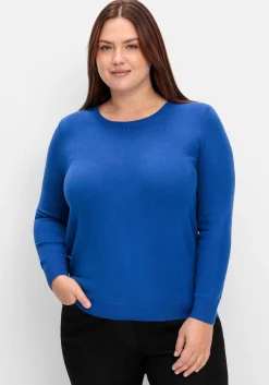 Pullover mit gerippten Abschlüssen<sheego Best