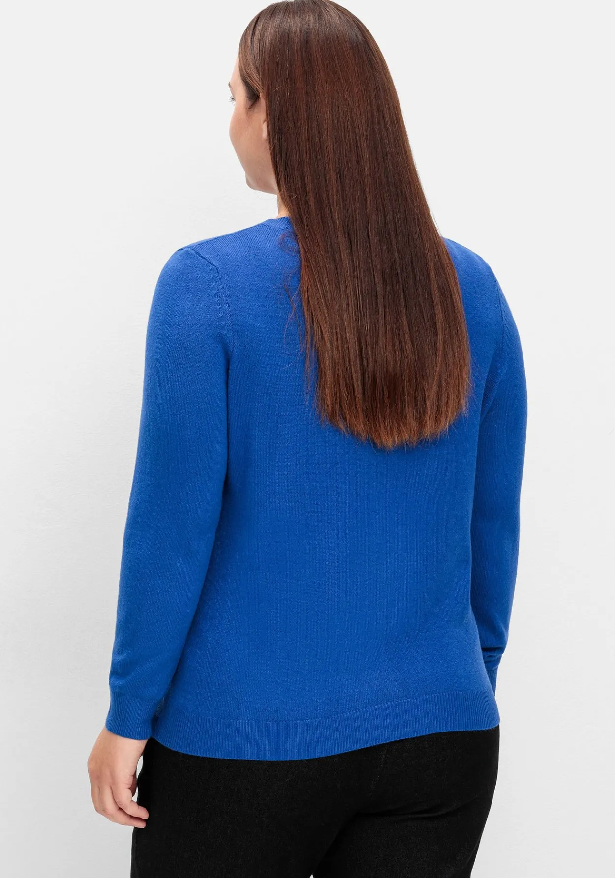 Pullover mit gerippten Abschlüssen<sheego Best