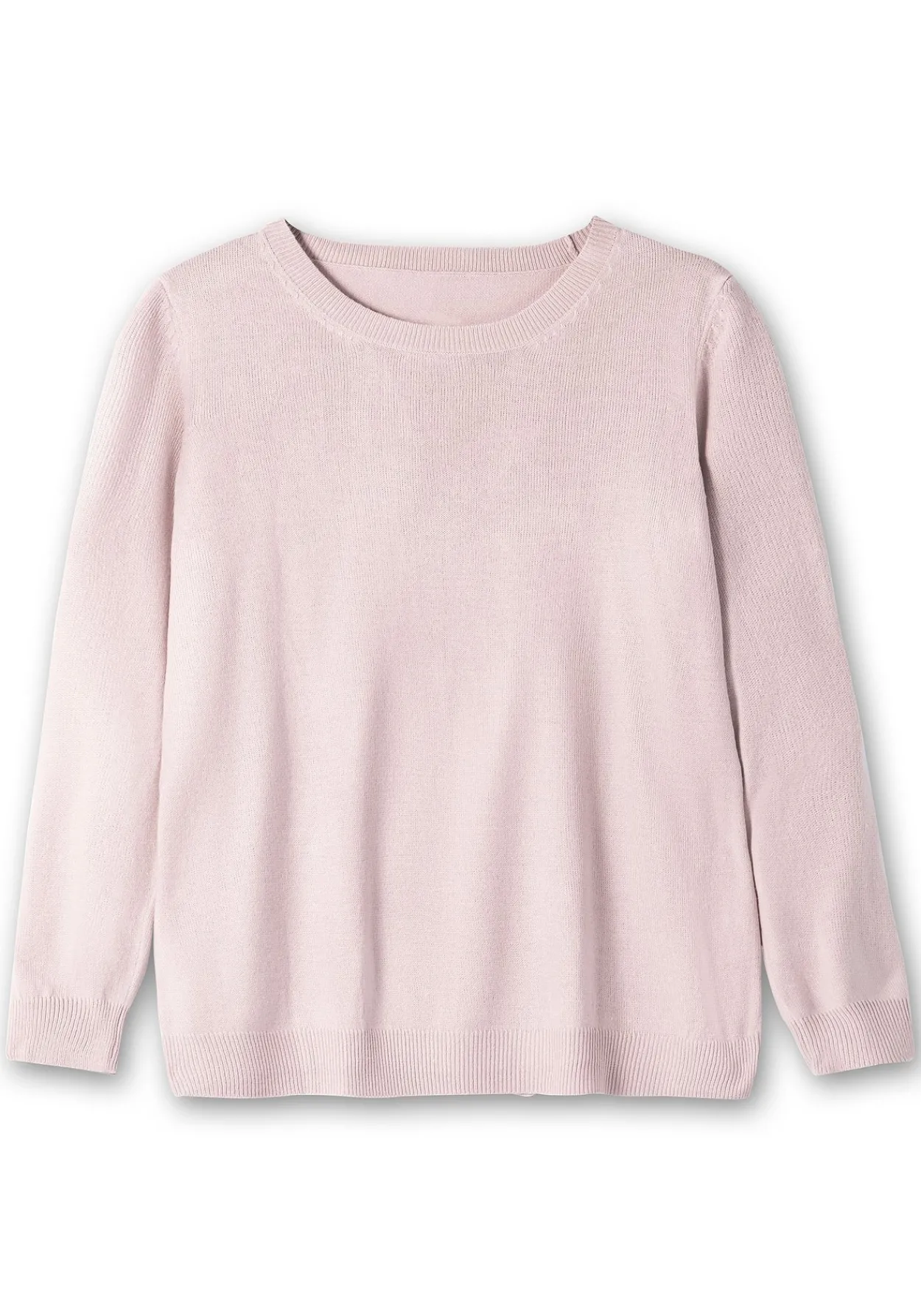 Pullover mit gerippten Abschlüssen<sheego Discount