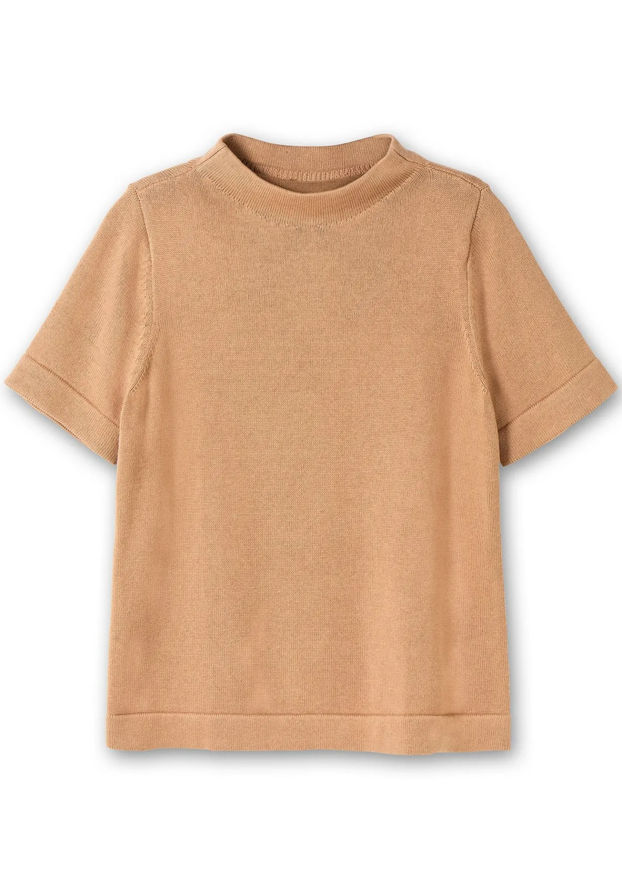 Pullover mit Halbarm und Stehkragen<sheego Discount