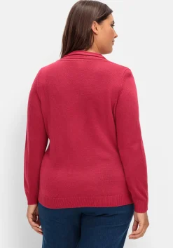 Pullover mit raffiniertem V-Ausschnitt<sheego Best