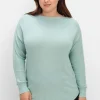 Pullover mit U-Boot-Ausschnitt<sheego Hot