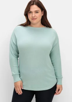 Pullover mit U-Boot-Ausschnitt<sheego Hot