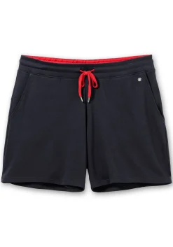Relaxshorts mit Kontrastdetails, aus weichem Interlock<sheego Fashion