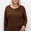 Ringelshirt mit Rundhalsausschnitt<sheego Fashion