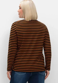Ringelshirt mit Rundhalsausschnitt<sheego Fashion