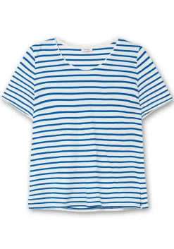 Ringelshirt mit Spitzenborte am Ausschnitt<sheego New