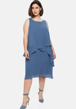 Ärmelloses Cocktailkleid im Lagenlook<sheego Hot