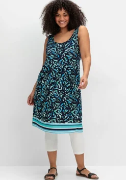 Ärmelloses Jerseykleid mit Fronttaschen<sheego New