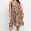 Ärmelloses Kleid mit Blumenprint<sheego New