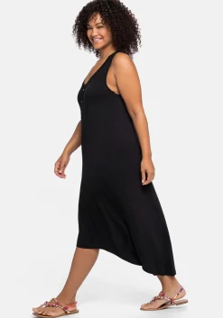 Ärmelloses Strandkleid, hinten länger als vorn<sheego Discount