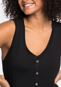 Ärmelloses Strandkleid, hinten länger als vorn<sheego Discount