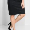 Rock in kniefreier Länge, aus Baumwoll-Twill<sheego Clearance