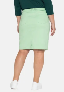 Rock in kniefreier Länge, aus Baumwoll-Twill<sheego Best