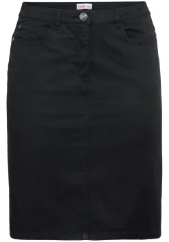 Rock in kniefreier Länge, aus Baumwoll-Twill<sheego Clearance